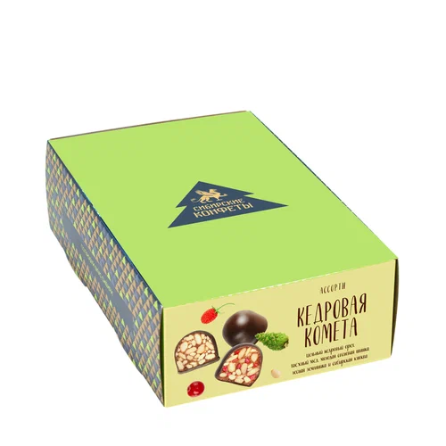  Кедровая комета Ассорти (9429) (классика, клюква, шишка, земляника), 540г   в Мончегорске