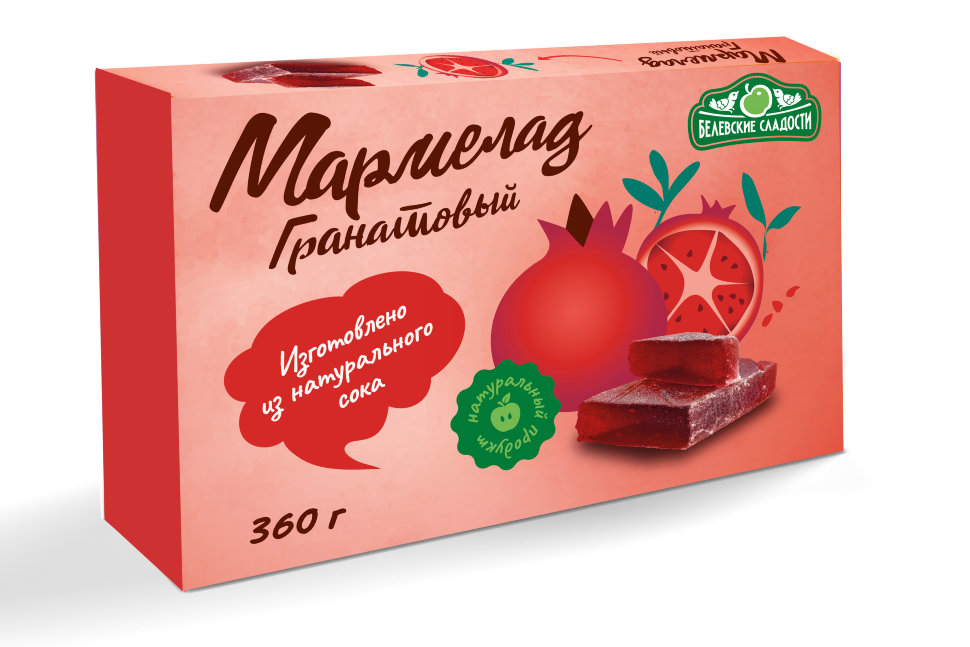  Мармелад  "Гранатовый" белевский 360г  в Мончегорске