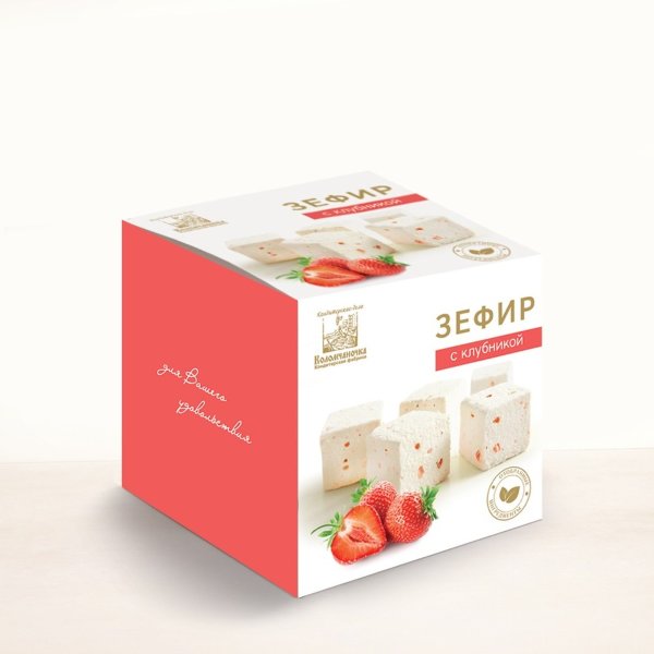 №2 Зефир с клубникой 180г  в Мончегорске