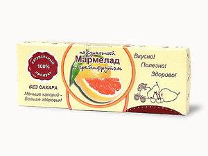  Мармелад натуральный "Грейпфрут" 140г в Мончегорске