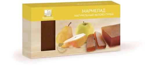  Мармелад пластовый 210г ЯБЛОКО-ГРУША в Мончегорске