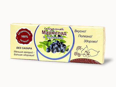 №2 Мармелад натуральный "Черника" 140г в Мончегорске