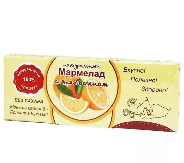 №2 Мармелад натуральный "Апельсин" 140г в Мончегорске