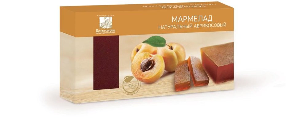  Мармелад пластовый 210г абрикосовый  в Мончегорске