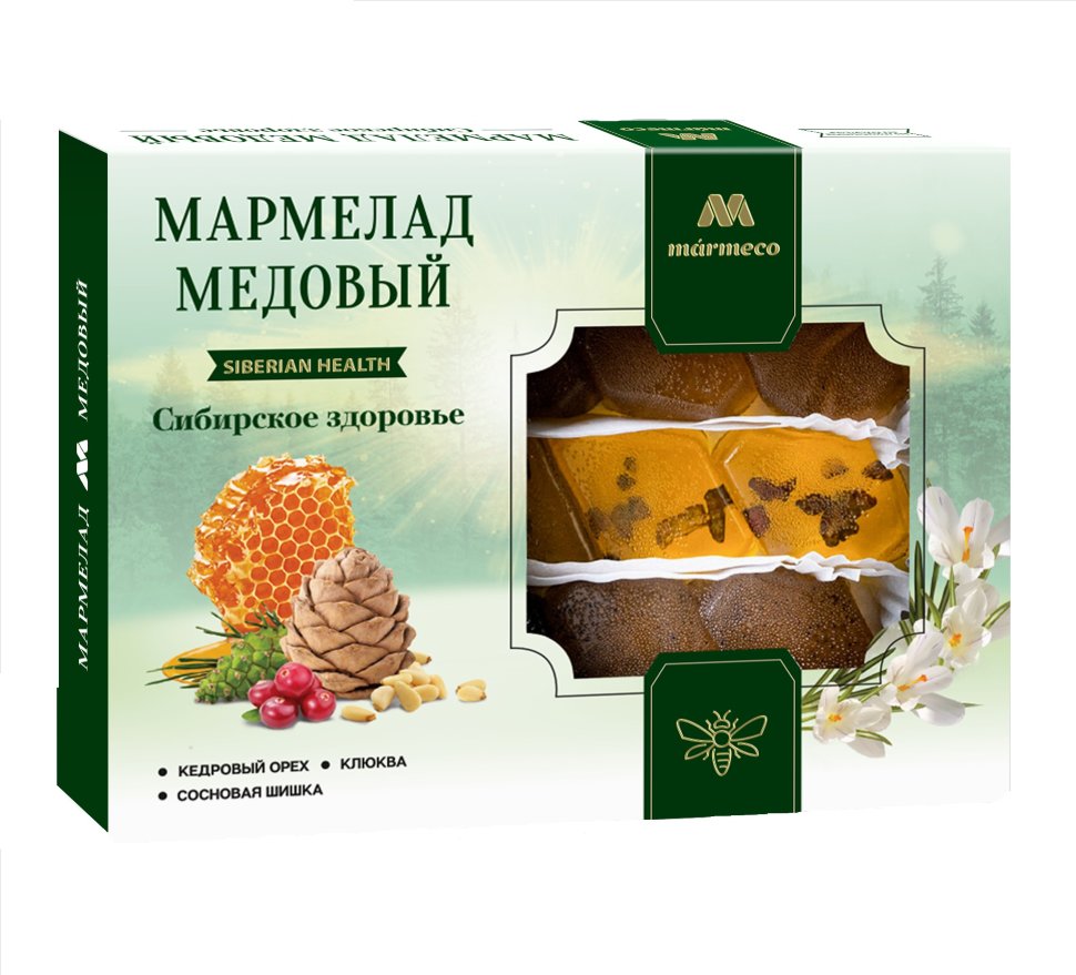  Мармелад медовый "Сибирское здоровье" без сахара 200г  в Мончегорске