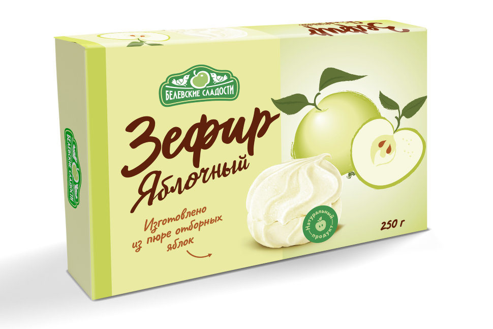  Зефир белевский "Яблочный" 250г в Мончегорске